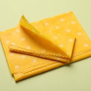 NatureVia Balmumu Gıda Saklama Kumaşı - (Hardal 3'lü Set)