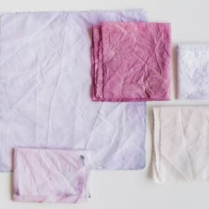 NatureVia Balmumu Gıda Saklama Kumaşı - (Pembe 3'lü Set)