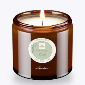 NatureVia Doğal El Yapımı Soya Mumu - Amber