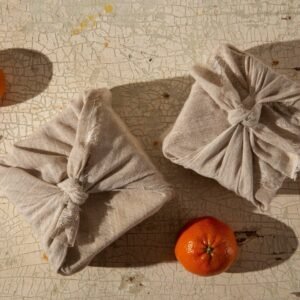 NatureVia Balmumu Gıda Saklama Kumaşı - (Açık Kahverengi 3'lü Set)